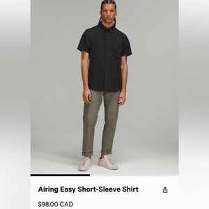 Lululemon Men’s Camp Collar Shirt